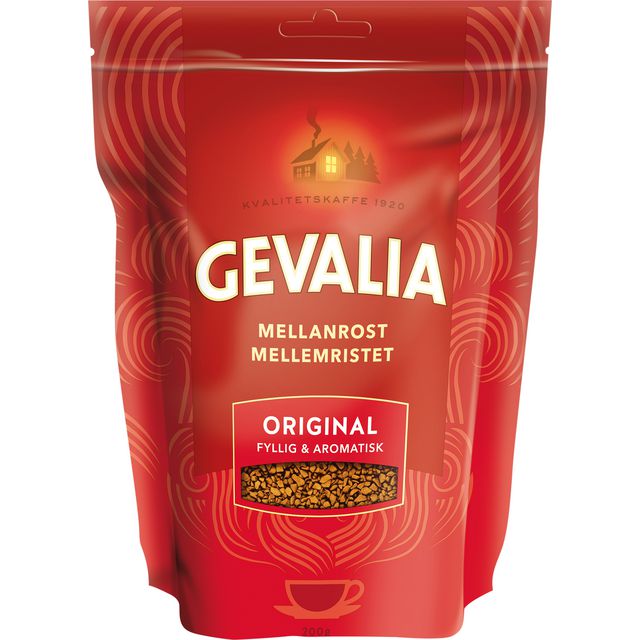 GEVALIA Kaffe Snabbkaffe refill 200g | Kök och servering - Kaffe och te - Instantkaffe | Kontorsexperten