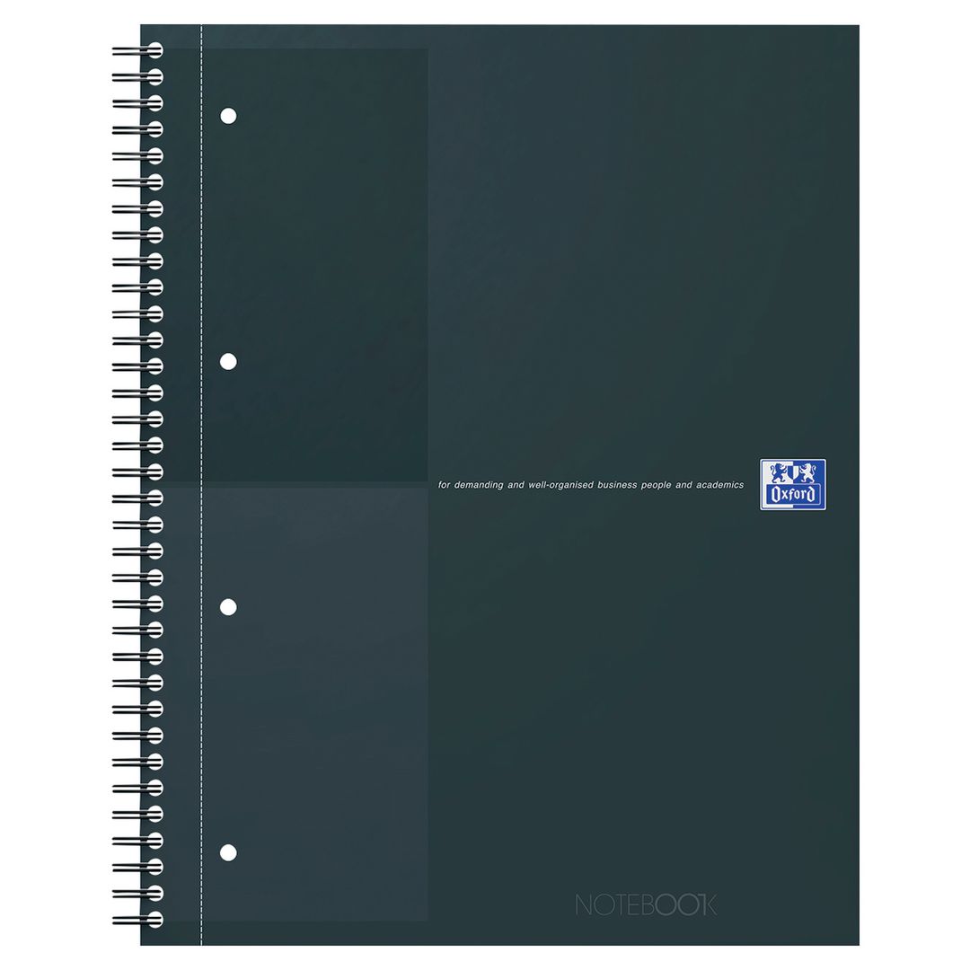 OXFORD Kollegieblock Oxford A4+ linj svart | Kontorsmaterial - Block och anteckningsböcker - Kollegieblock | Kontorsexperten