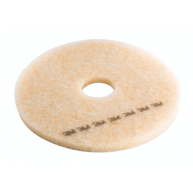 SCOTCH-BRITE Polerrondell för golvrengöring, 505 mm, vit/orange | Städ och hygien - Städmaskiner - Rondeller - Scotch-Brite | Kontorsexperten