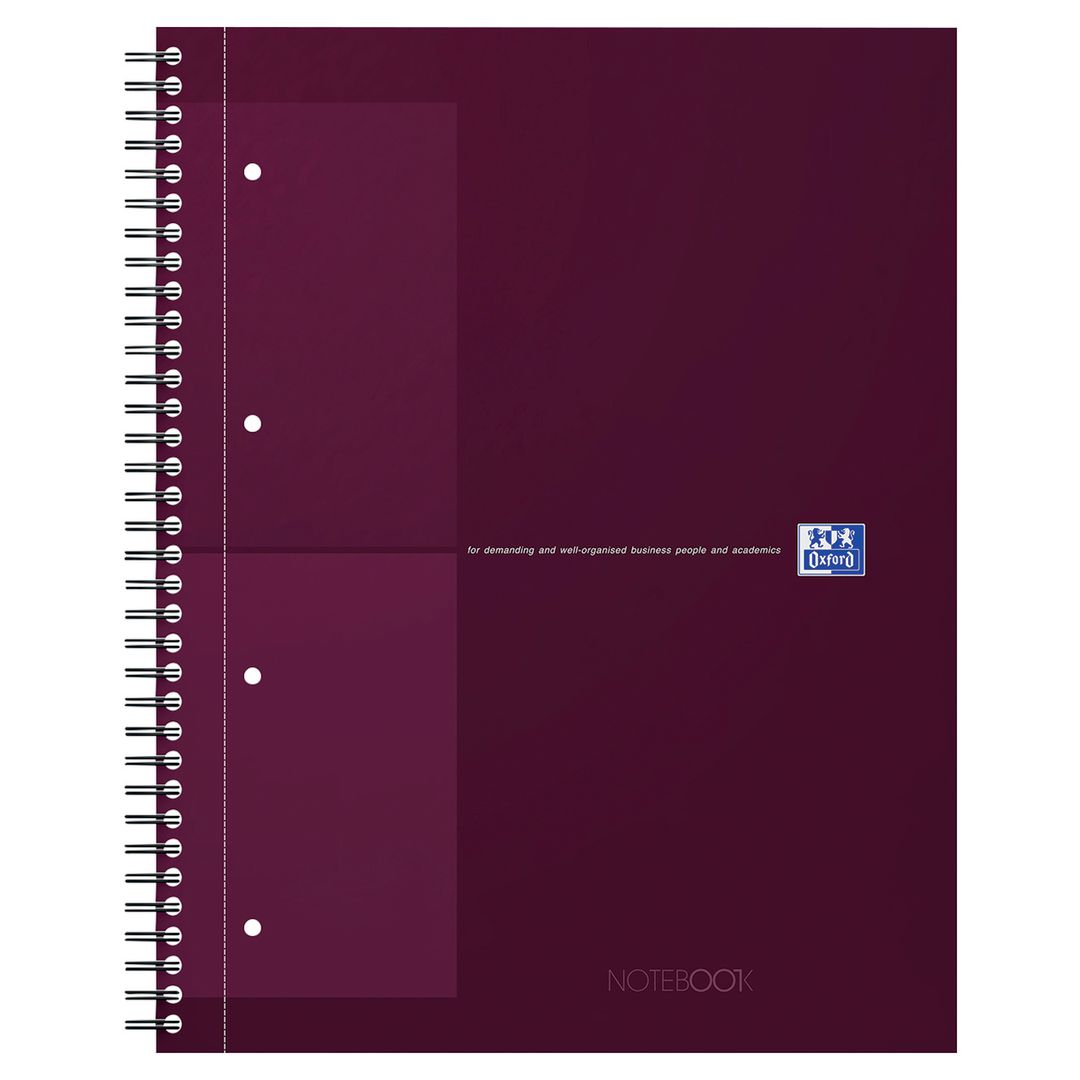 OXFORD Kollegieblock Oxford A4+ rut röd | Kontorsmaterial - Block och anteckningsböcker - Kollegieblock | Kontorsexperten