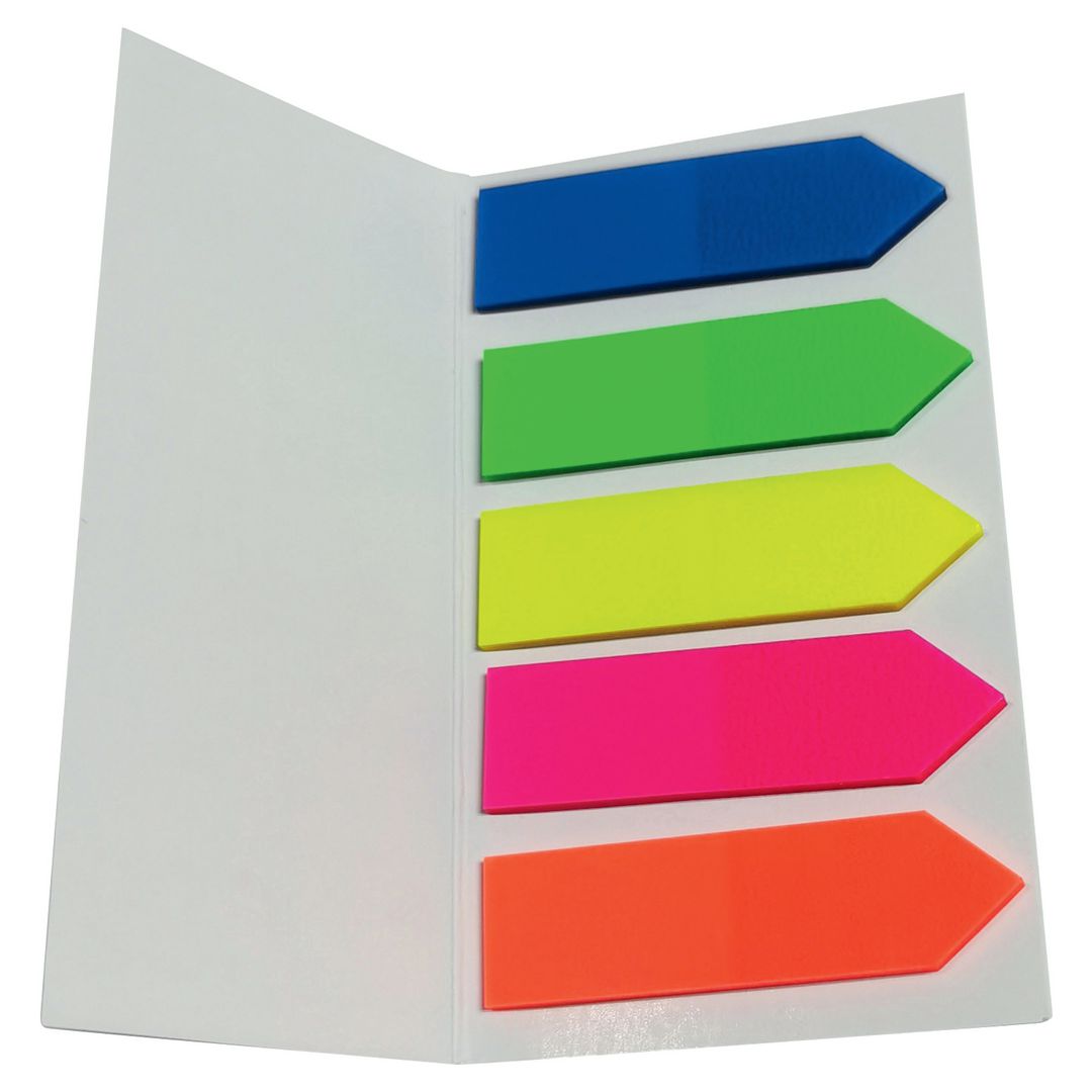 LYRECO Indexfilm 12x42mm 5 färger 125/fp | Kontorsmaterial - Indexflikar och märkflikar - Indexflikar i papper | Kontorsexperten