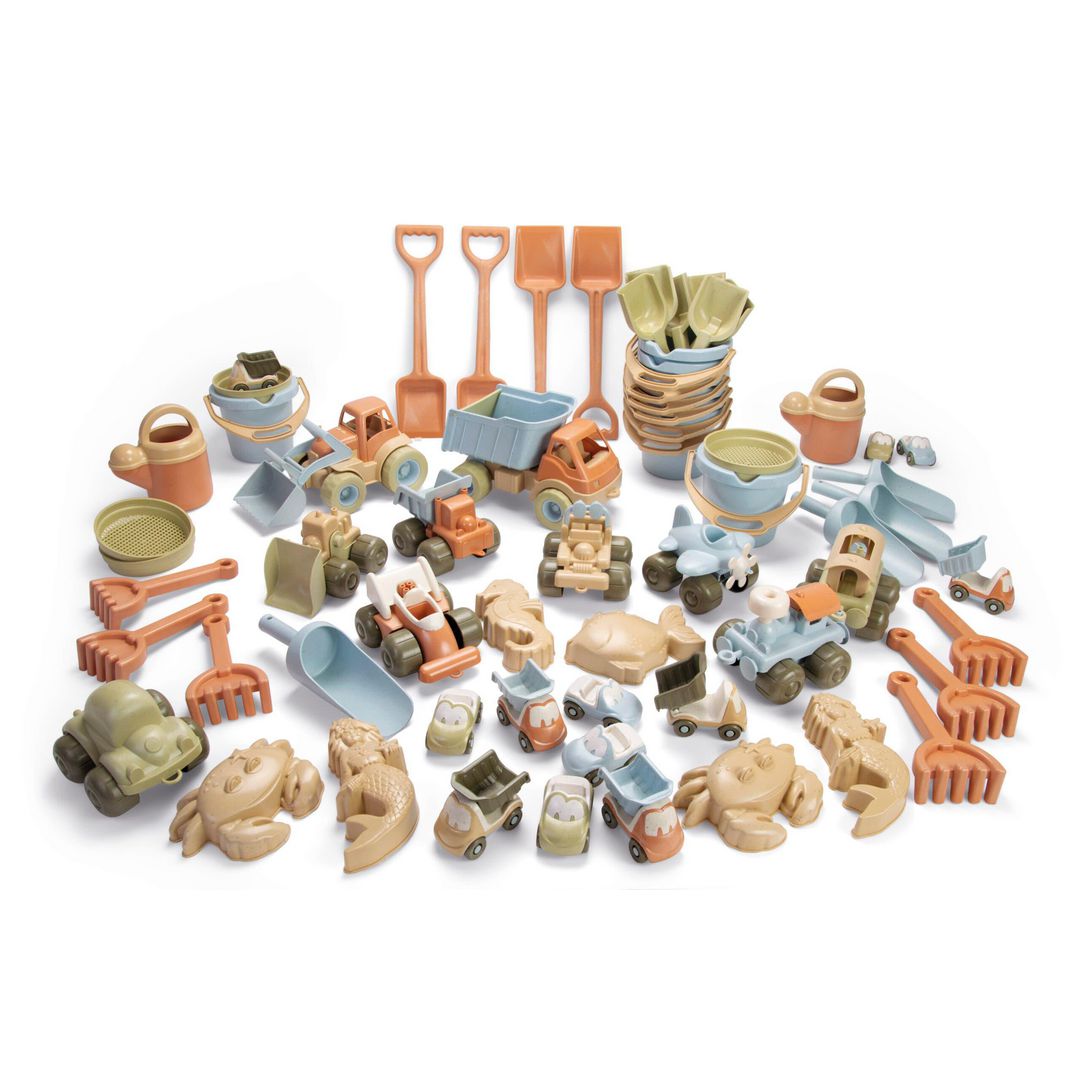 DANTOY Sandset av bioplast 62/fp | Skola och förskola - Lekmaterial - Sandlek och vattenlek | Kontorsexperten