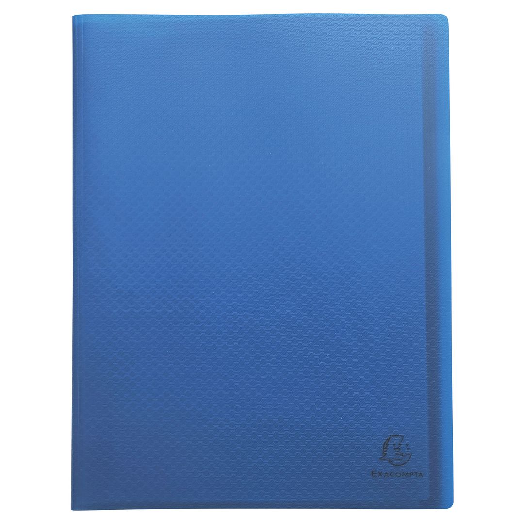 EXACOMPTA Demobok recycled 20 fickor blå | Kontorsmaterial - Pärmar och register - Demopärmar och demoböcker | Kontorsexperten