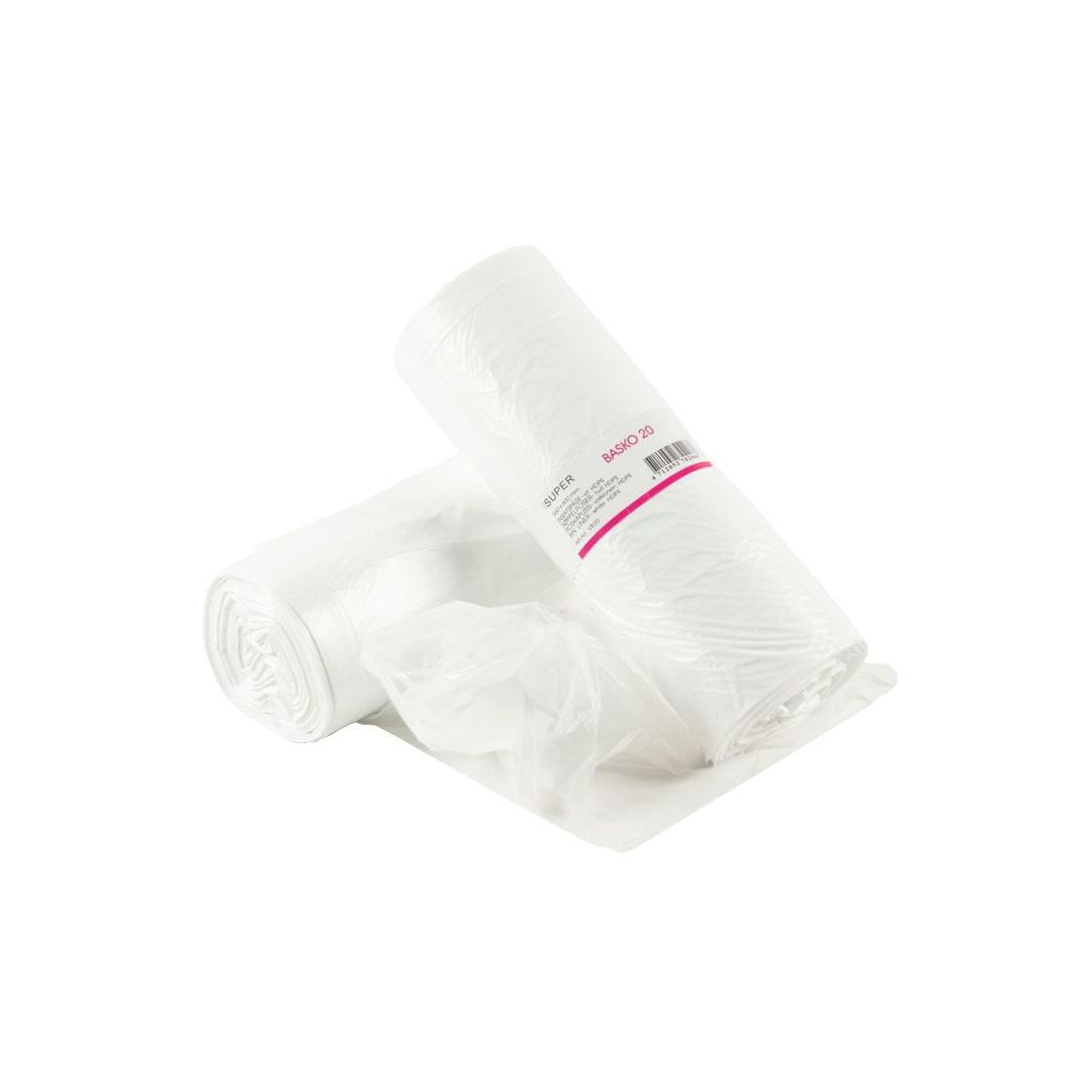 RELINE Papperskorgspåse HD 35L 12my vit 100/rl | Städ och hygien - Påsar och säckar - Papperskorgspåsar | Kontorsexperten