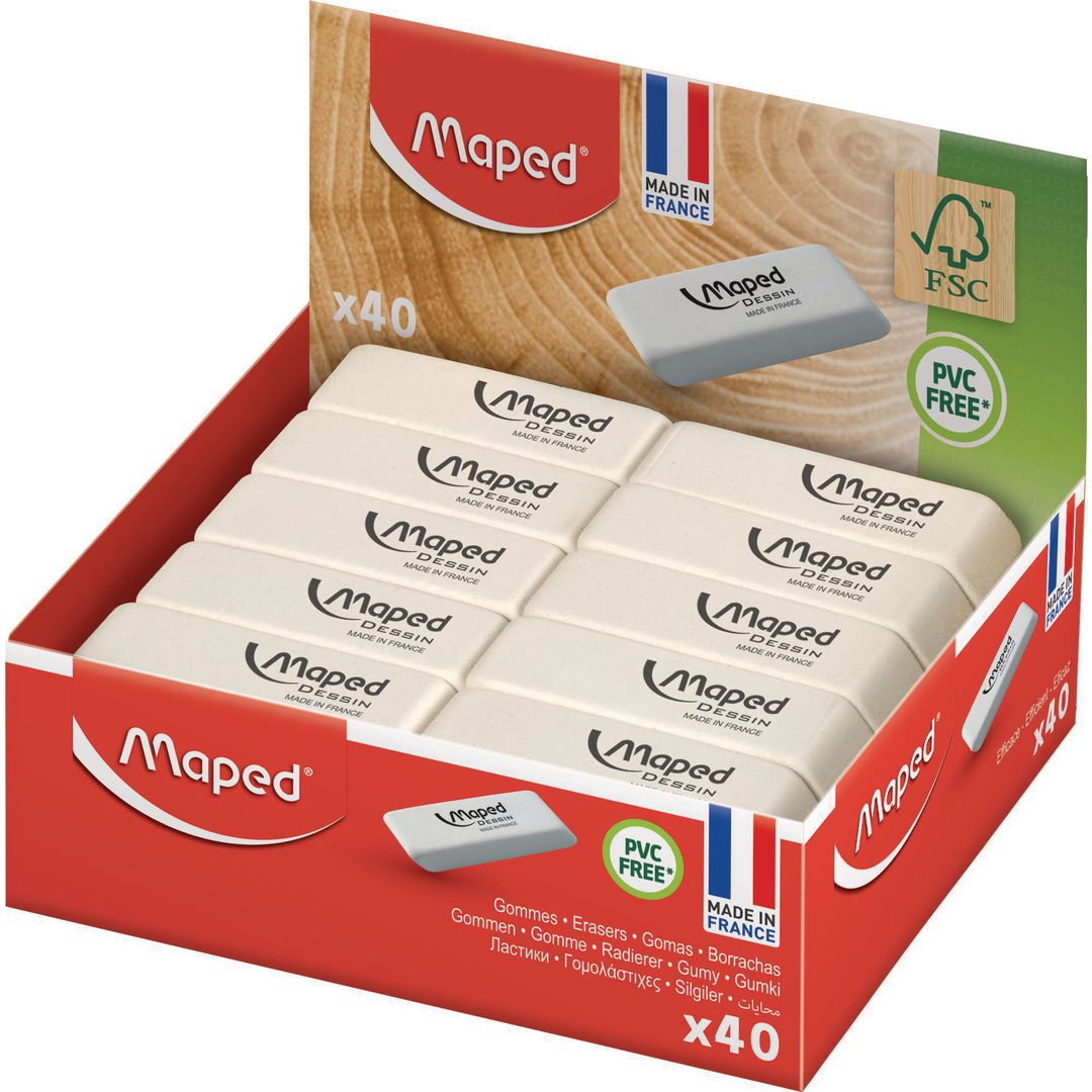 MAPED Radergummi MAPED | Skola och förskola - Pennor och tillbehör - Radergummi | Kontorsexperten