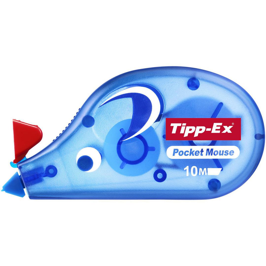 TIPP-EX Korrigeringsroller Pocket Mouse, 4,2 mm x 10 m | Kontorsmaterial - Korrigering - Korrigeringsroller | Kontorsexperten