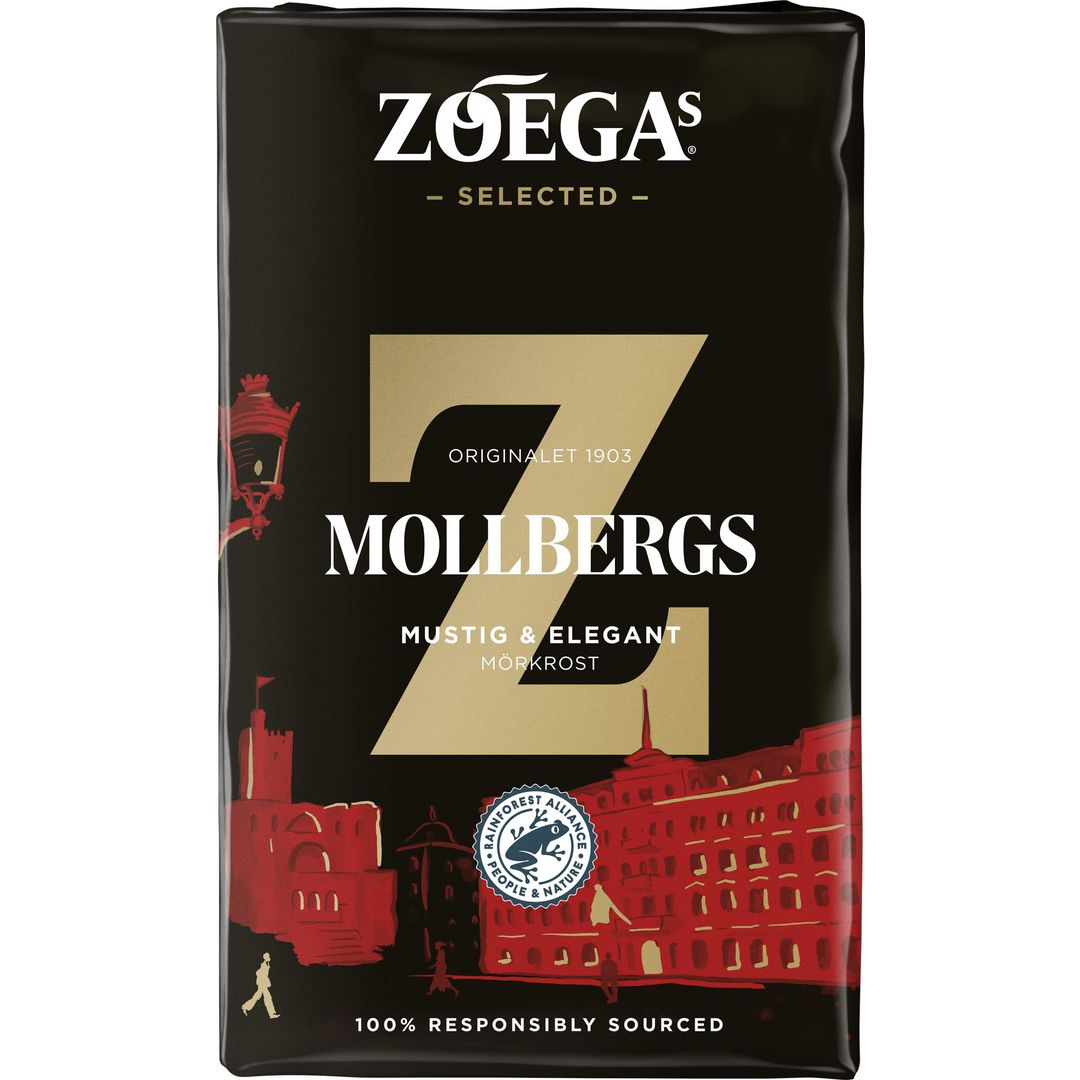 ZOEGAS Kaffe Mollbergs blandning 450g | Kök och servering - Kaffe och te - Bryggkaffe | Kontorsexperten