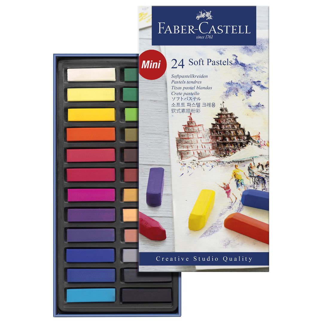 FABER-CASTELL Torrpastellkritor 24 färger | Skola och förskola - Bild och form - Kritor | Kontorsexperten