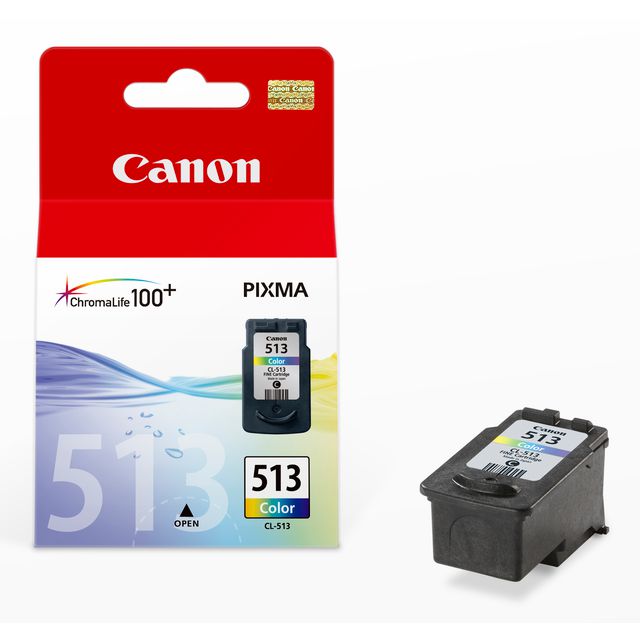 Canon Bläckpatron PIXMA CL-513, 2971B001, ChromaLife100+-bläck, tre färger, singelförpackning | Toner och bläck - Bläckpatroner - Bläckpatroner Canon | Kontorsexperten