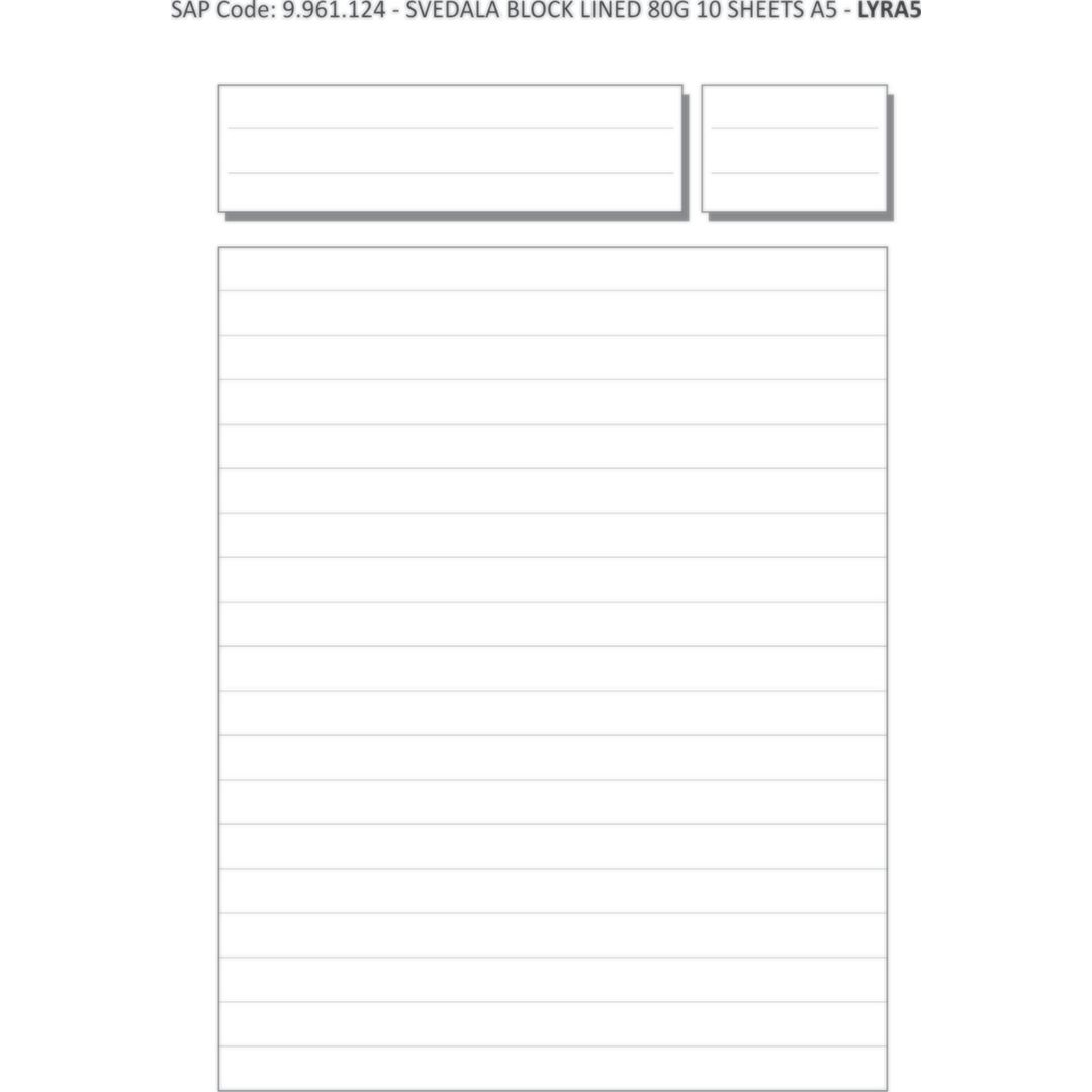 LYRECO Konferensblock A5 | Kontorsmaterial - Block och anteckningsböcker - Block övriga | Kontorsexperten