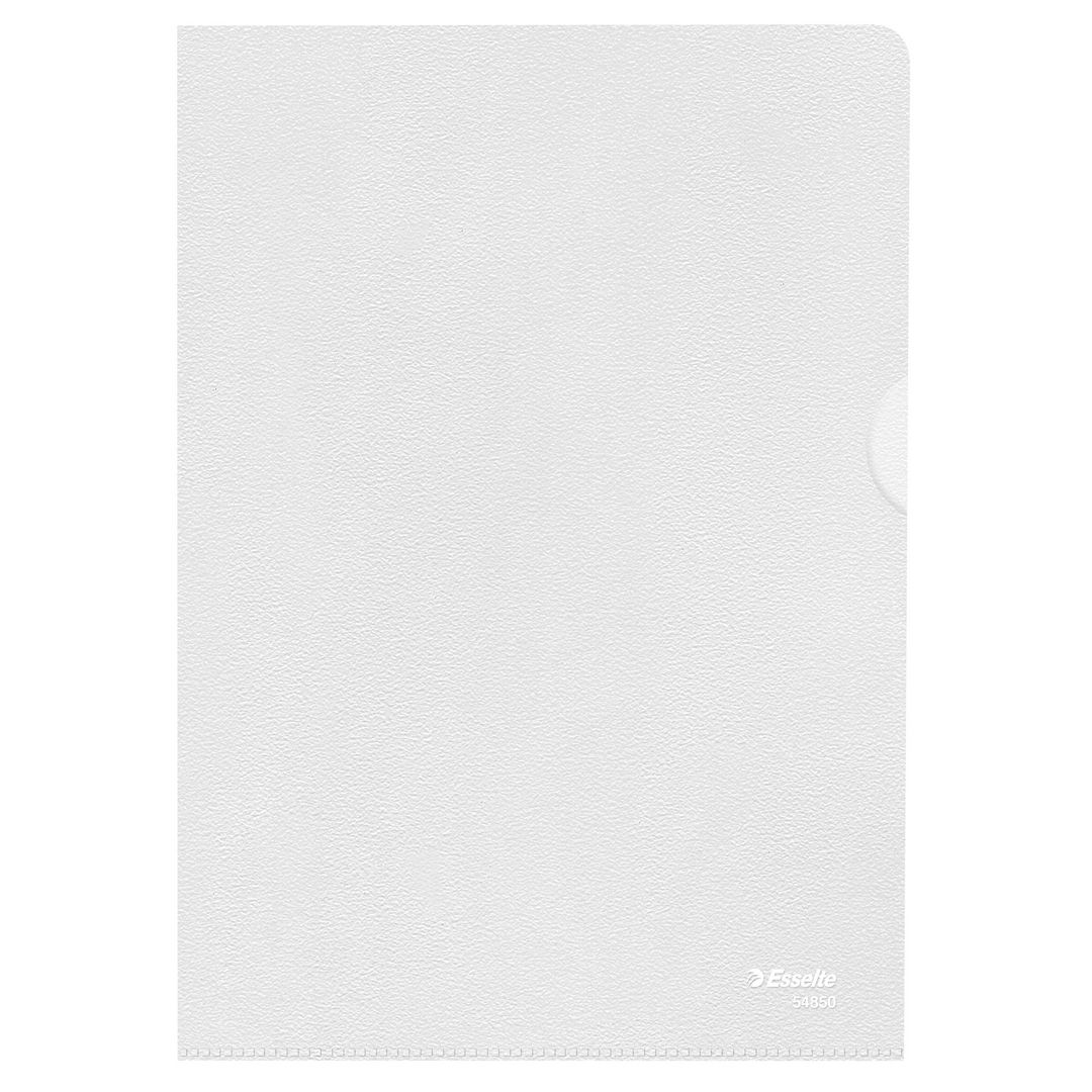 ESSELTE Aktmapp 0,115 A5 klar 100/fp | Kontorsmaterial - Mappar och plastfickor - Plastmappar och aktmappar | Kontorsexperten