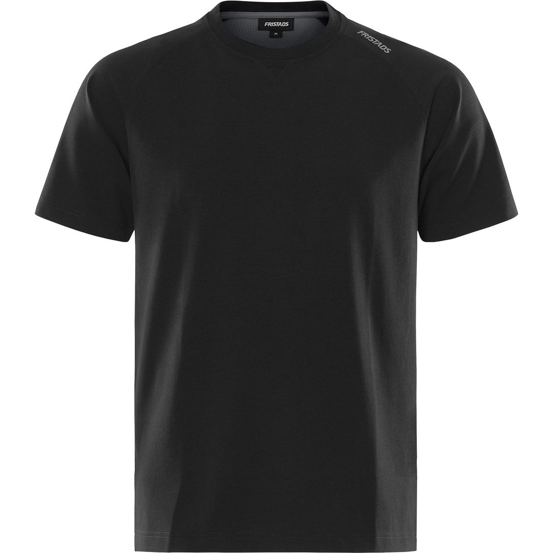 FRISTADS T-shirt heavy 7553 Svart/Grå M | Arbetskläder - Arbetströjor - T-shirts | Kontorsexperten