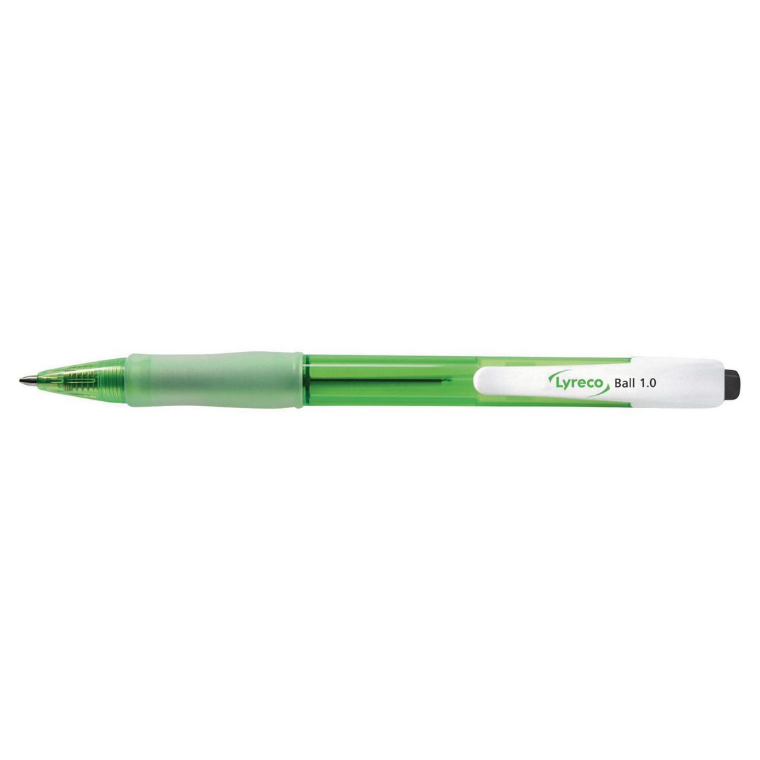 LYRECO Kulpenna återvunnen 1,0mm svart | Kontorsmaterial - Pennor - Kulpennor | Kontorsexperten