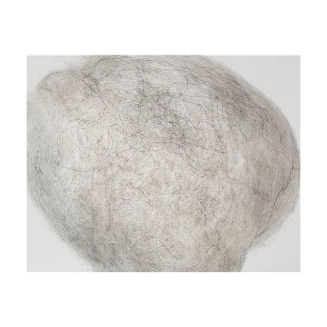 Kardad, ofärgad ull 1kg ljusgrå | Skola och förskola - Hobbymaterial - Tovning | Kontorsexperten