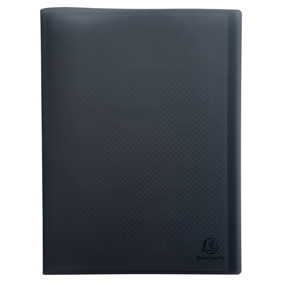 EXACOMPTA Demobok recycled 50 fickor svart | Kontorsmaterial - Pärmar och register - Demopärmar och demoböcker | Kontorsexperten