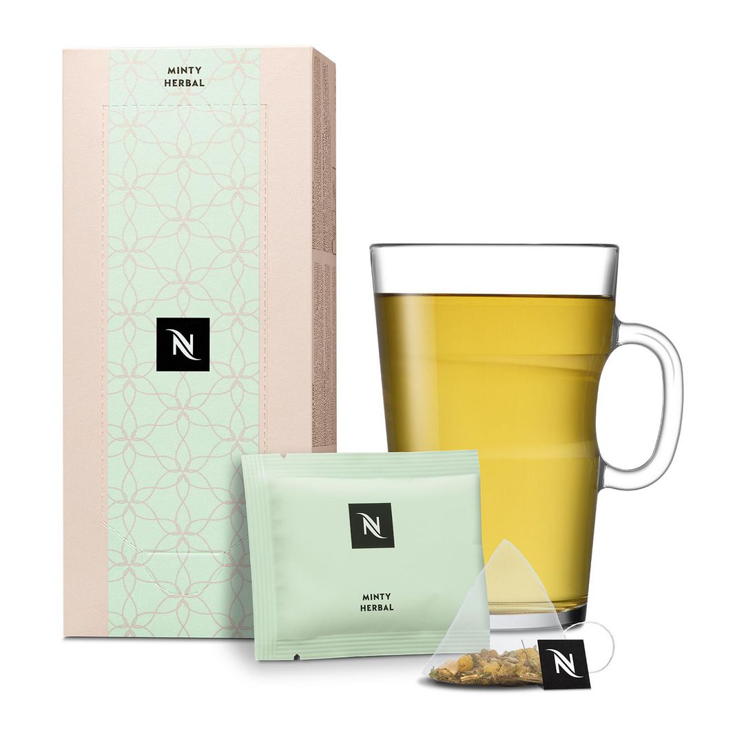 NESPRESSO Te Minty Herbal 25/fp | Kök och servering - Kaffe och te - Te | Kontorsexperten