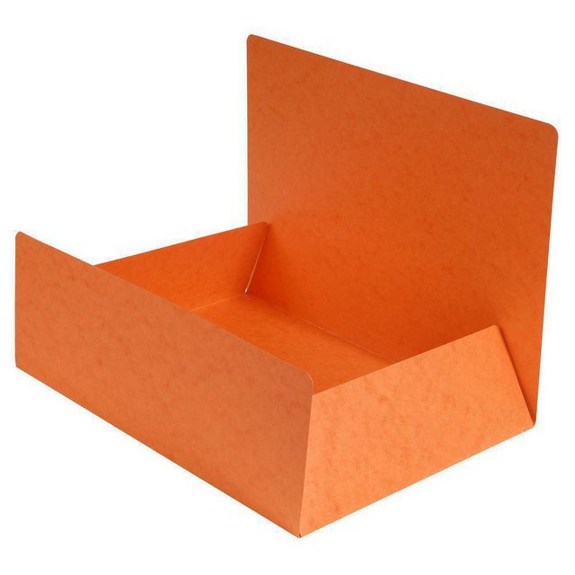 EXACOMPTA Mapp 3-klaff Nature Future® utan gummiband, A4, 200 ark, 240 x 320 mm, presspan, orange | Kontorsmaterial - Mappar och plastfickor - Mappar övriga | Kontorsexperten