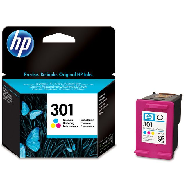 HP Bläckpatron CH562EE 301 Färg | Toner och bläck - Bläckpatroner - Bläckpatroner HP | Kontorsexperten