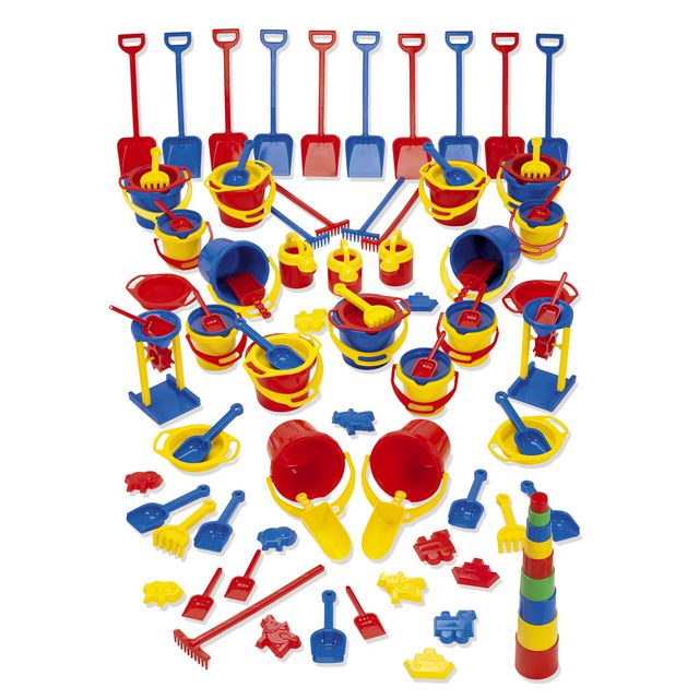 DANTOY Sandset 100 delar | Skola och förskola - Lekmaterial - Sandlek och vattenlek | Kontorsexperten