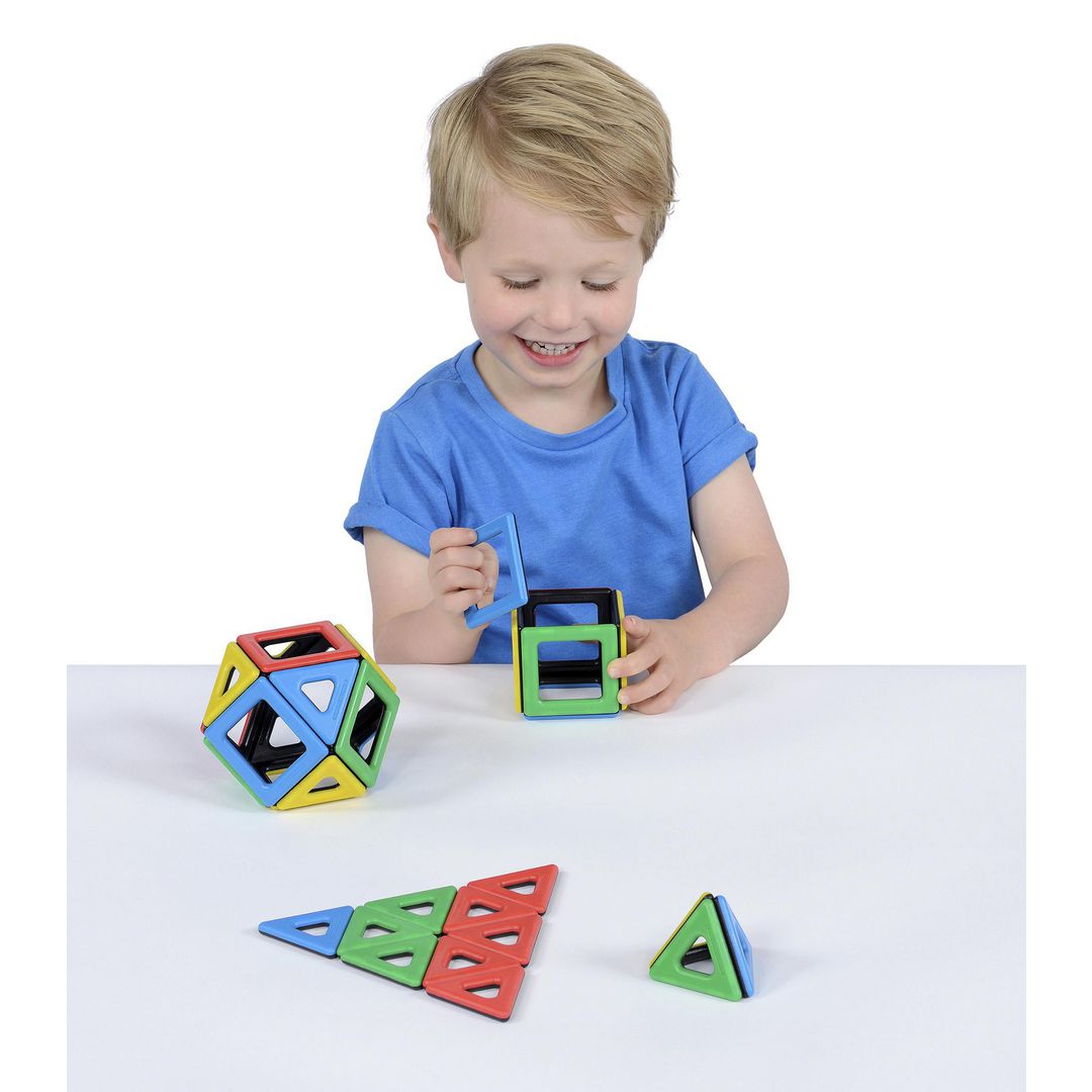 Polydron Magnetic Set 32/fp | Skola och förskola - Lekmaterial - Bygglek, konstruktion och mosaik | Kontorsexperten
