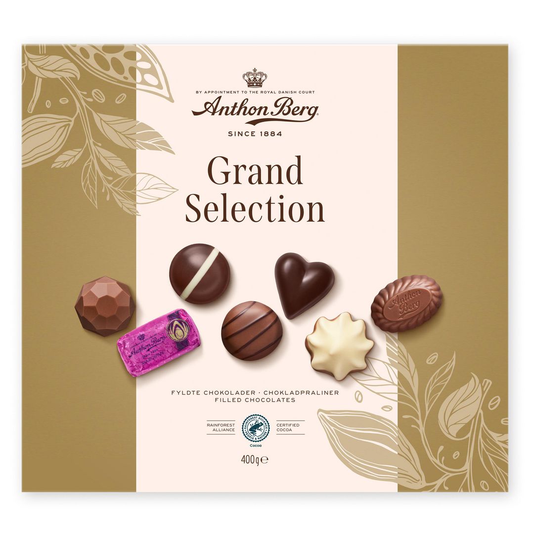 ANTHON BERG Choklad Grand Selection ask 400g | Kök och servering - Ätbart - Godis och choklad | Kontorsexperten
