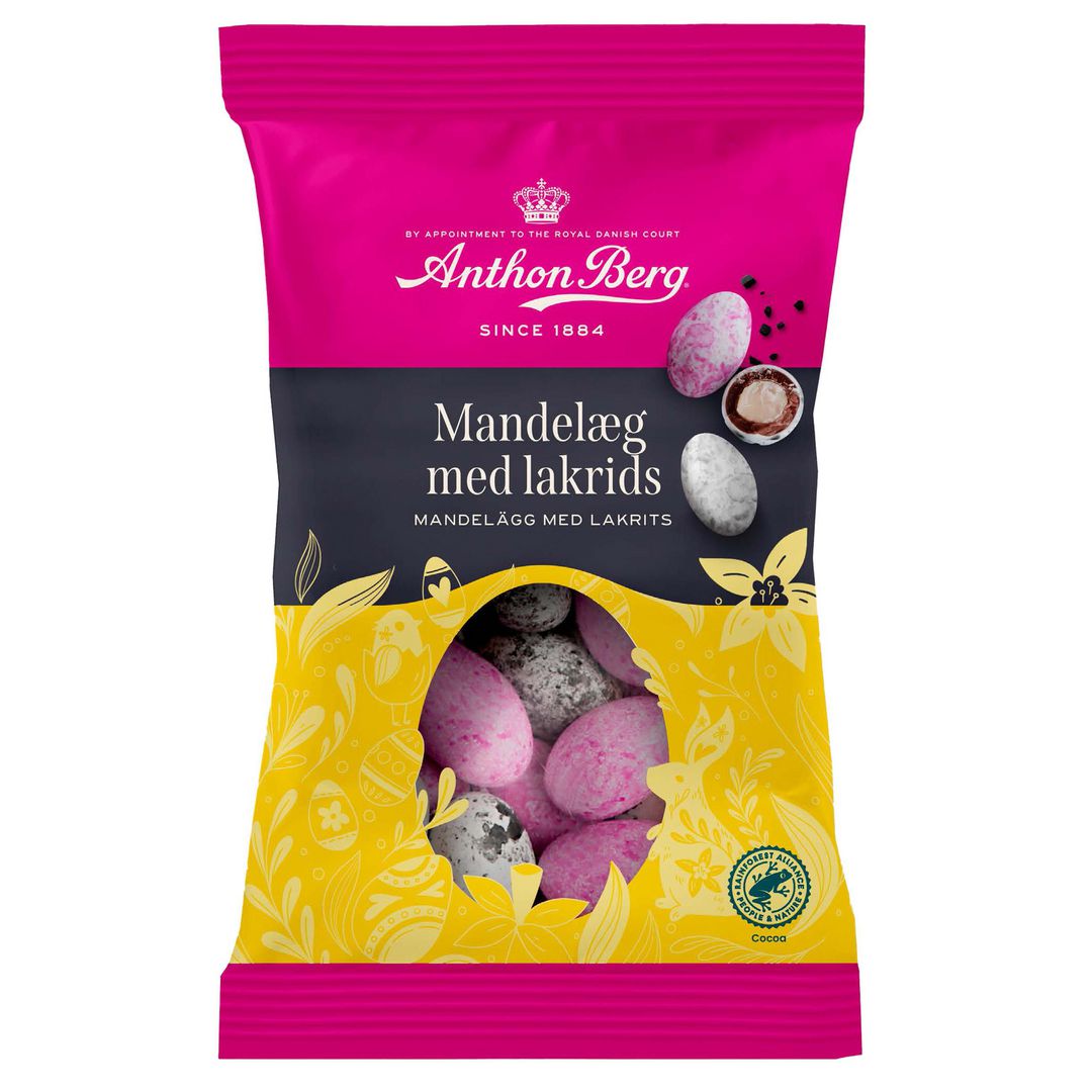 ANTHON BERG Godis Mandelägg Lakrits 80g | Kök och servering - Ätbart - Godis och choklad | Kontorsexperten