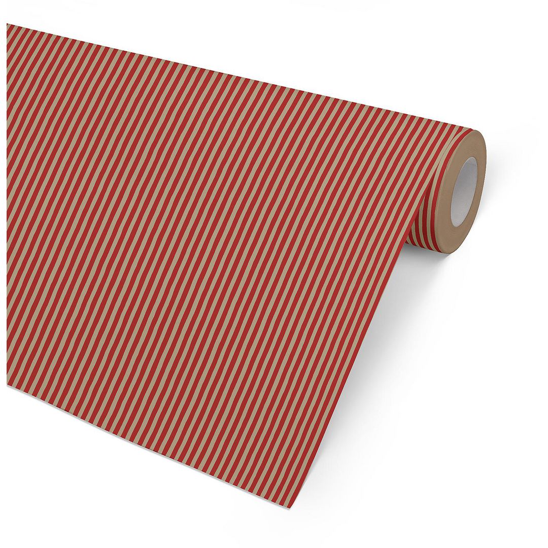 HEDLUNDS OF SWEDEN Julpapper 57cmx154m Floating stripe röd | Emballage och lagerutrustning - Presentinslagning - Presentpapper och Julpapper | Kontorsexperten