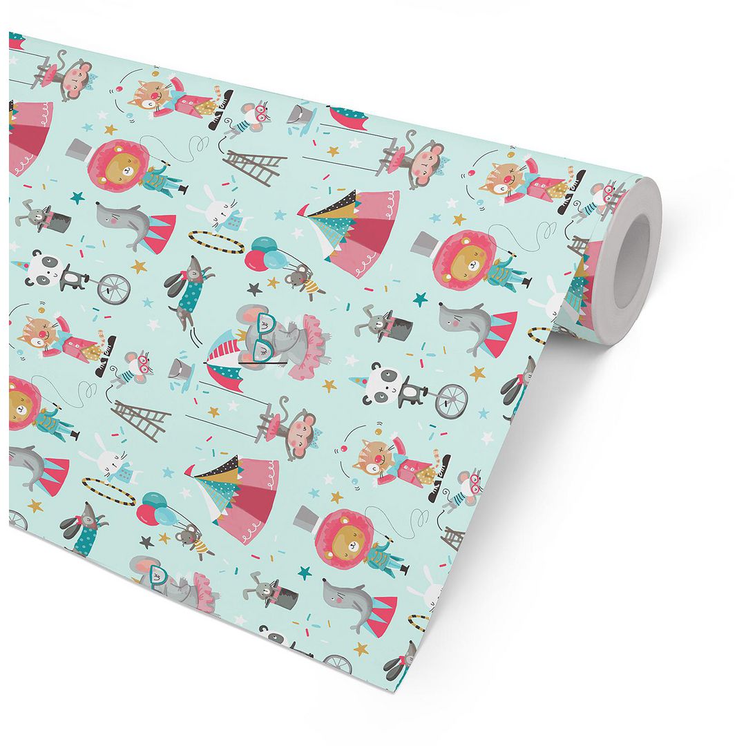 HEDLUNDS OF SWEDEN Presentpapper 57cmx154m Circus | Emballage och lagerutrustning - Presentinslagning - Presentpapper och Julpapper | Kontorsexperten