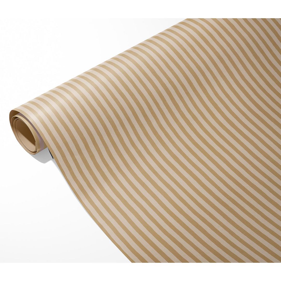 HEDLUNDS OF SWEDEN Presentpapper 70cmx10m Floating Stripe kraft | Emballage och lagerutrustning - Presentinslagning - Presentpapper och Julpapper | Kontorsexperten