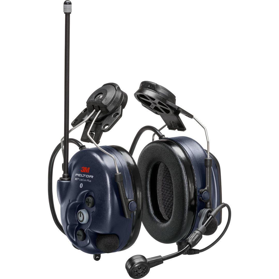 PELTOR Hjälmkåpa Litecom Plus blå | Skyddsutrustning - Hörselskydd - Hjälmkåpor | Kontorsexperten