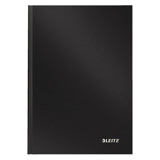 LEITZ Anteckningsbok Solid A5 H linjerad 80bl svart | Kontorsmaterial - Block och anteckningsböcker - Anteckningsböcker | Kontorsexperten