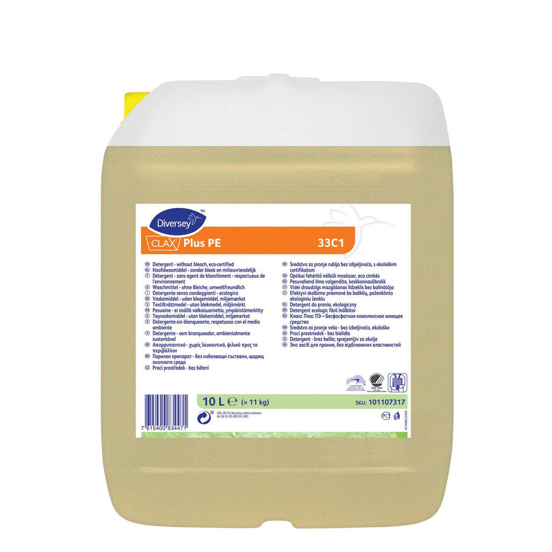 CLAX Tvättmedel Plus Pur-Eco 10L | Städ och hygien - Tvättmedel och klädvård - Tvättmedel | Kontorsexperten