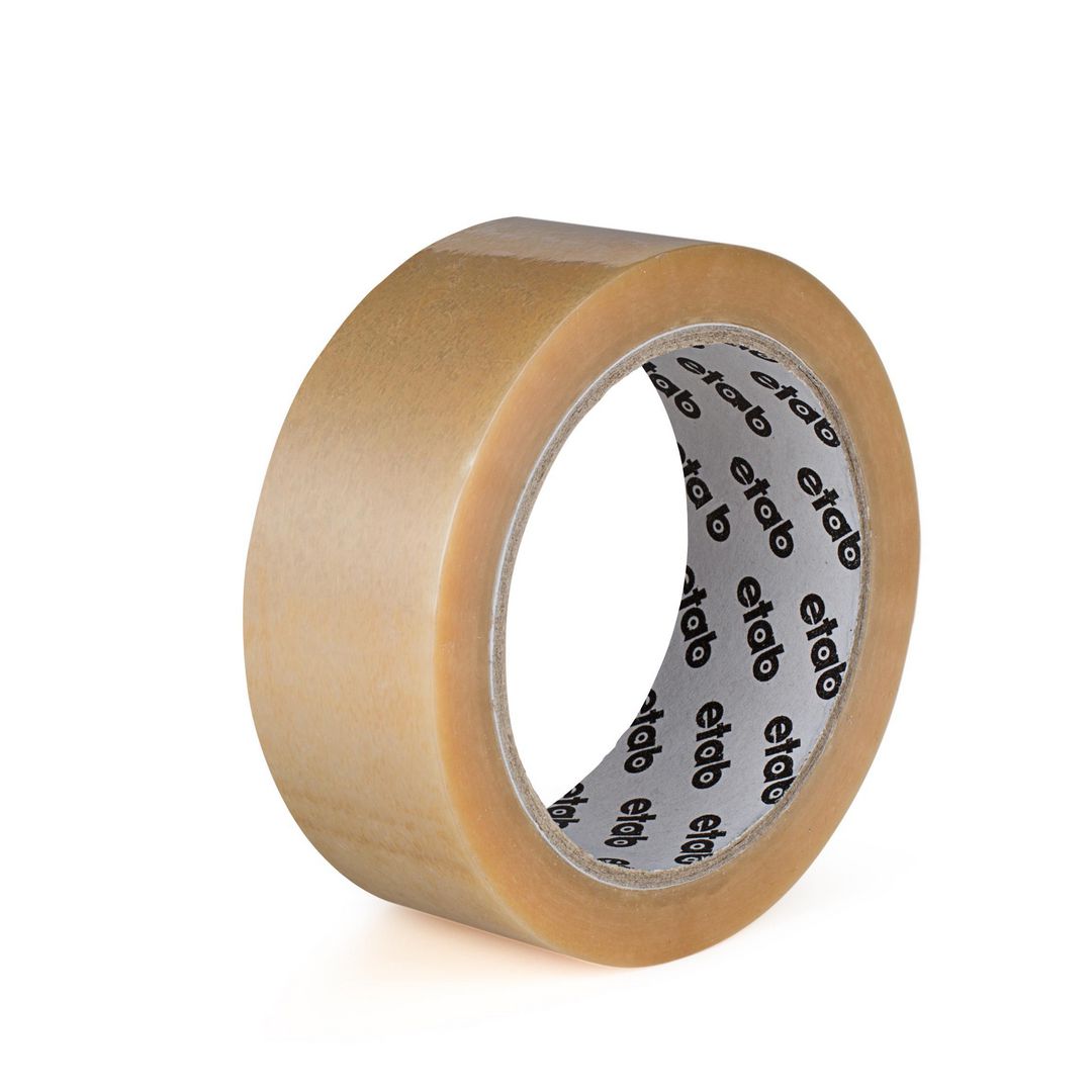 ETAB Packtejp 243 PVC 38mmx66m Klar | Emballage och lagerutrustning - Packtejper - Packtejp PVC | Kontorsexperten