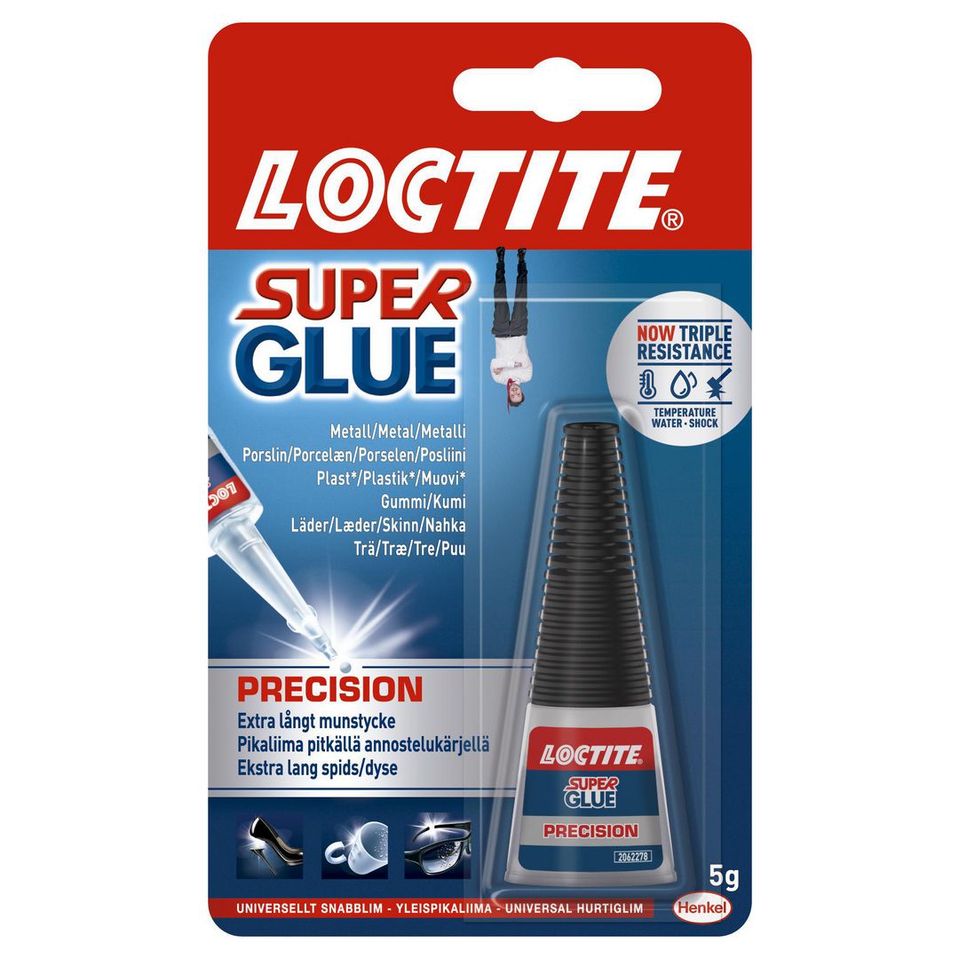 Loctite Superlim Precision 5g | Kontorsmaterial - Tejp lim och häftmassa - Lim | Kontorsexperten