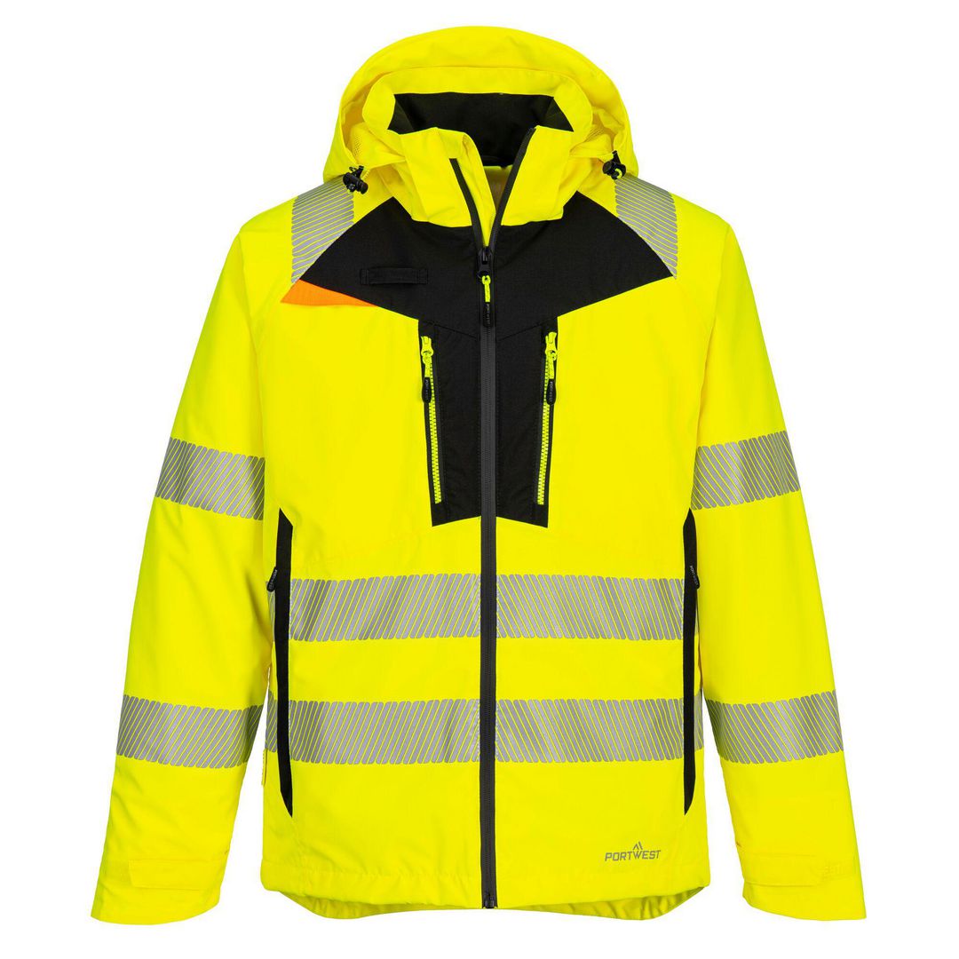 PORTWEST Skalvarseljacka DX462 Hi-Vis Kl 3 4XL | Arbetskläder - Arbetsjackor - Varseljackor | Kontorsexperten