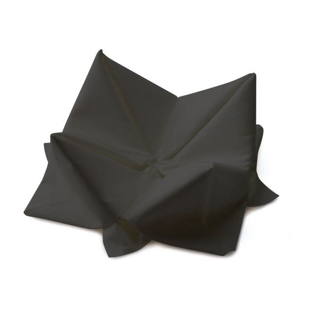 DUNI Servett 3-lagers, enfärgad, ¼-vikt, 33 cm, svart 125/fp | Kök och servering - Servetter och dukar - Servett - 3-lagers | Kontorsexperten