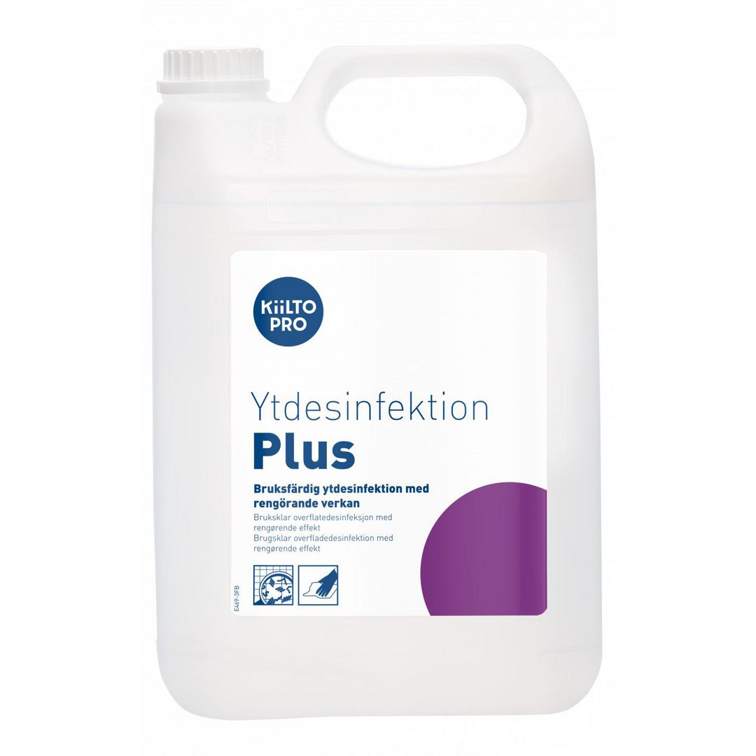 KIILTO PRO Ytdesinfektion Plus 5L | Städ och hygien - Desinfektionsmedel - Ytdesinfektion | Kontorsexperten