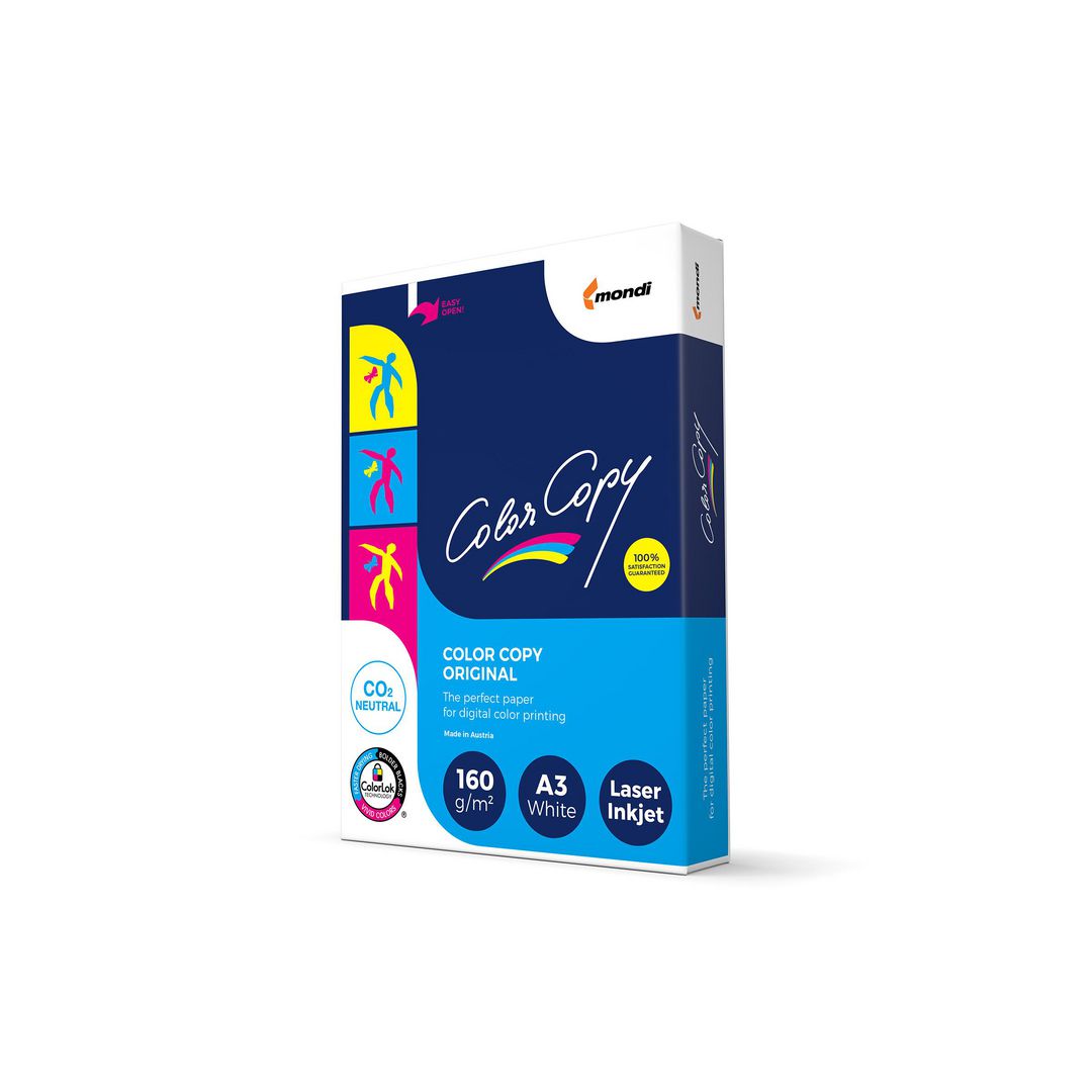 COLOR COPY Kopieringspapper A3 160g ohålat 250/fp | Kontorspapper - Kopieringspapper - A3 Ohålat | Kontorsexperten