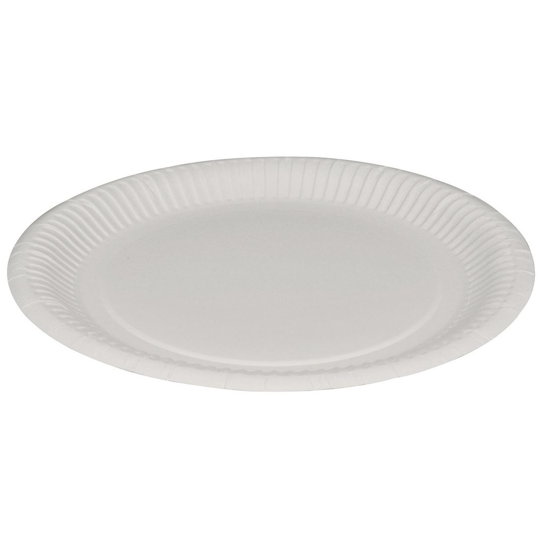 ABENA Tallrik Economi 23 cm 100/fp | Kök och servering - Engångsartiklar - Tallrikar - Papper | Kontorsexperten