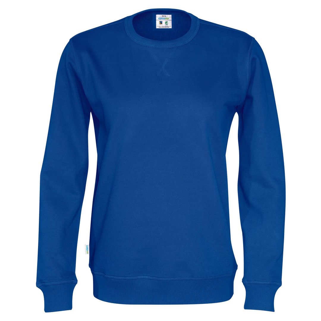 COTTOVER Sweatshirt Crew Neck herr royal 3XL | Arbetskläder - Arbetströjor - Sweatshirts och koftor | Kontorsexperten