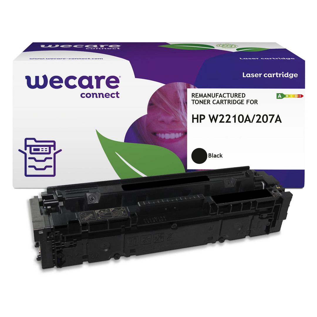 WECARE Toner HP W2210A 207A 1,35K svart | Toner och bläck - Tonerkassetter - Toner WeCare | Kontorsexperten