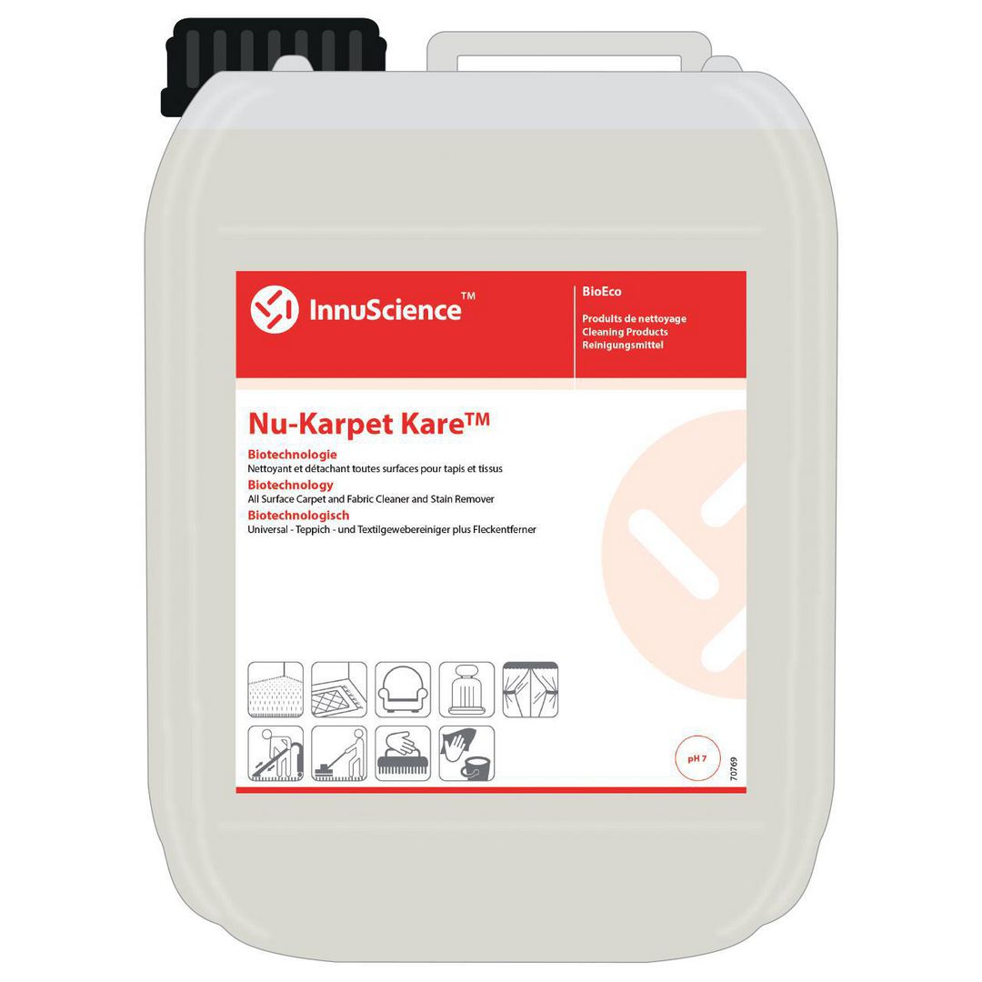 INNUSCIENCE Textilrengöring Nu-Karpet Kare 5l | Städ och hygien - Rengöringsmedel - Textil och möbelrengöring | Kontorsexperten