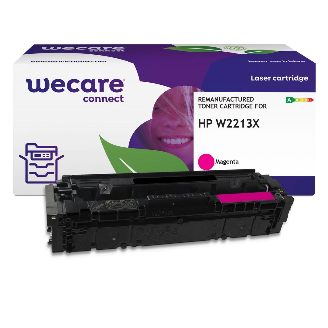 WECARE Toner HP W2213X 207X 2,45K magenta | Toner och bläck - Tonerkassetter - Toner WeCare | Kontorsexperten