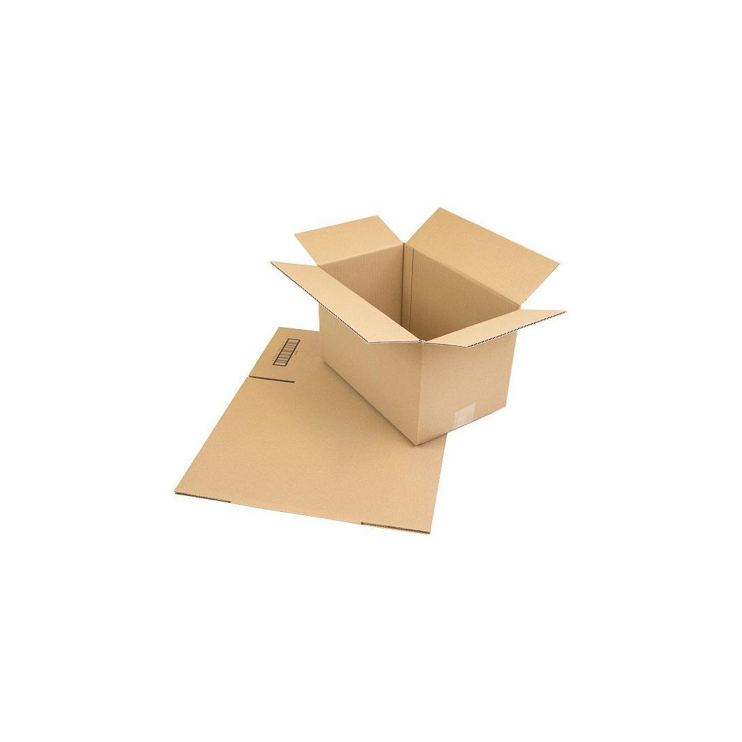 BOXON Wellåda 480x285x190mm E260 | Emballage och lagerutrustning - Lådor och well - Welllådor 1-lag - 370-500 mm | Kontorsexperten