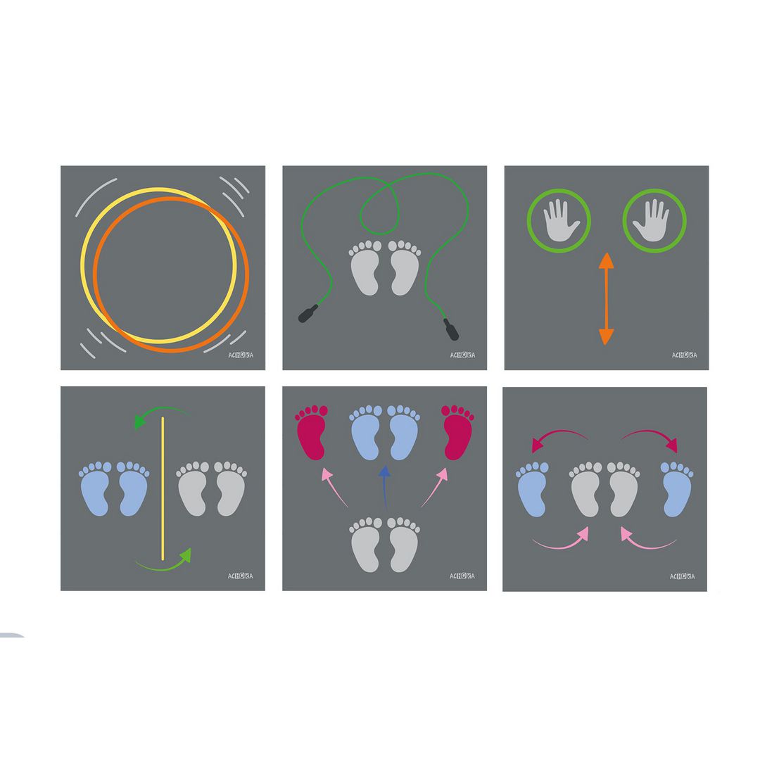 ACHOKA Matta Gym 50x50 6/fp 6/fp | Skolmöbler och inredning - Mattor - Mattor - Aktivitet | Kontorsexperten