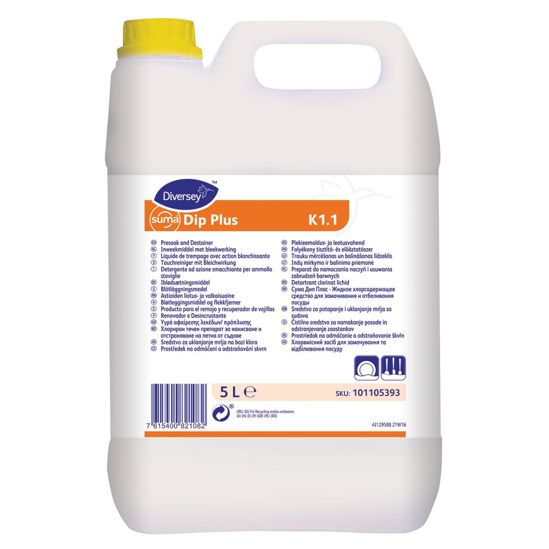 SUMA Blötläggning Dip plus K1.1 5L | Städ och hygien - Diskrengöring - Maskindiskmedel | Kontorsexperten