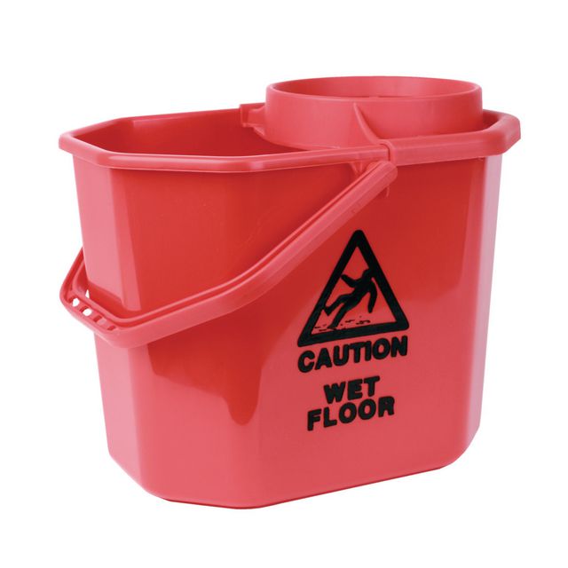 HYGIENTEKNIK Svabbhink Mini Röd 12l | Städ och hygien - Städredskap - Hinkar och tillbehör | Kontorsexperten