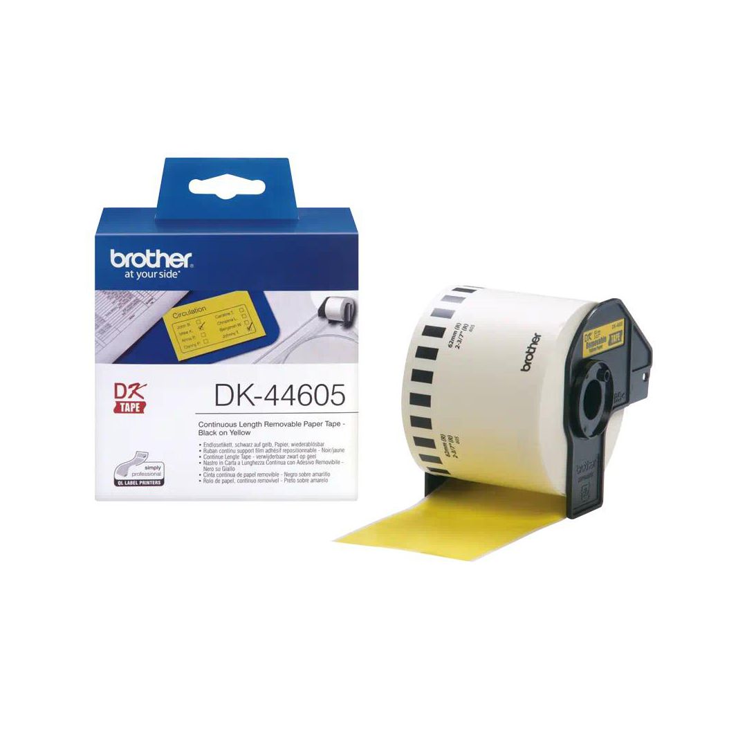 BROTHER Etikett DK44605 62mm Löpande | Kontorsmaskiner - Etikettskrivare och etiketter - Etiketter - Brother | Kontorsexperten