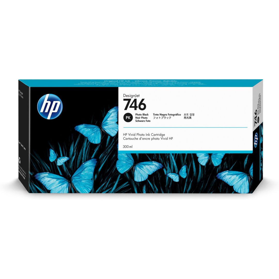 HP Bläckpatron P2V82A 746 Foto-Svart | Toner och bläck - Bläckpatroner - Bläckpatroner HP | Kontorsexperten