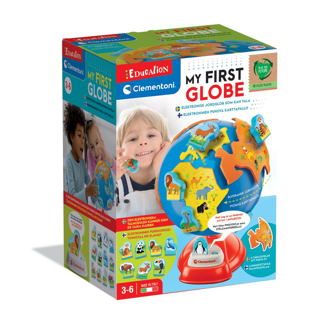 CLEMENTONI Min första jordglob | Skola och förskola - Klassrummet / Lära - Geografi | Kontorsexperten